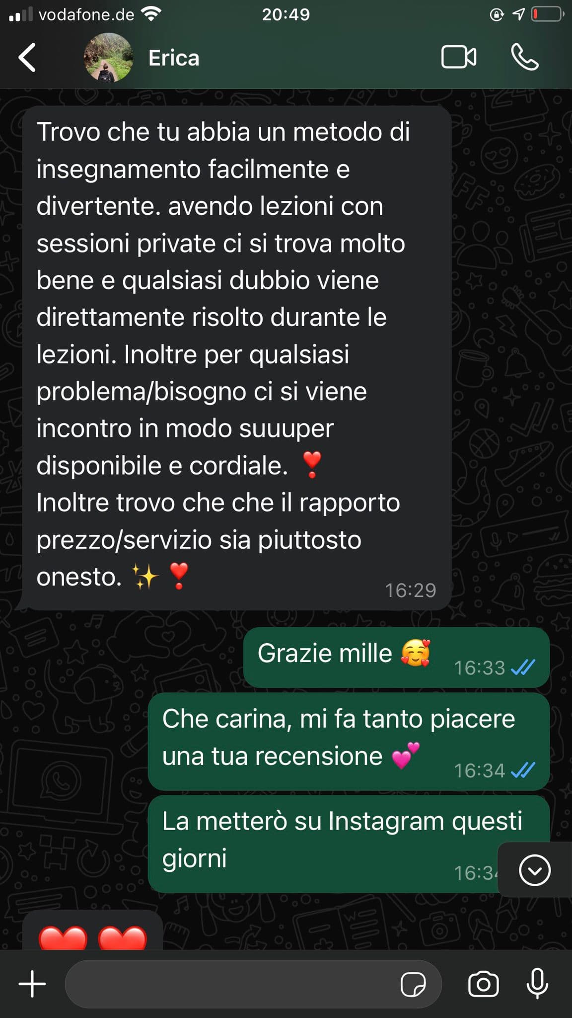 Recensione Erica